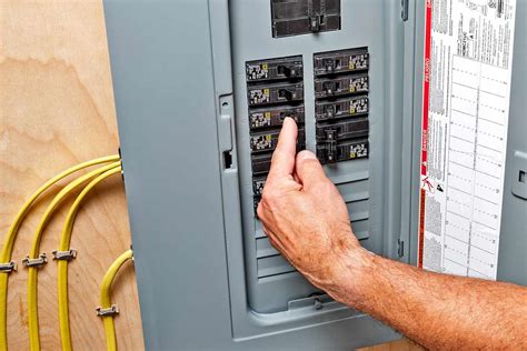 electric breaker box tripping|resetting a tripped circuit breaker.